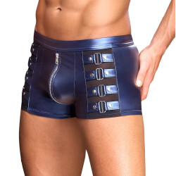 NEK Boxer avec zip Eclino Bleu métallisé